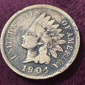1904 Indian Head Penny